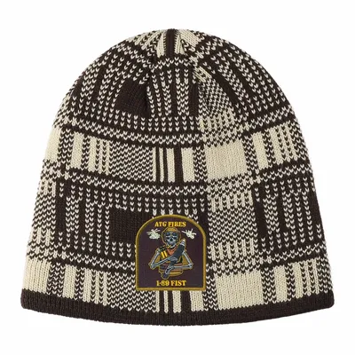 Grid Patch Beanie