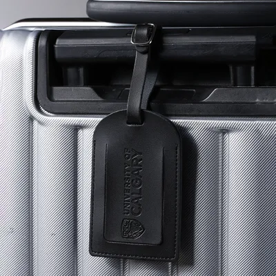 Luxury Leather Luggage Tag