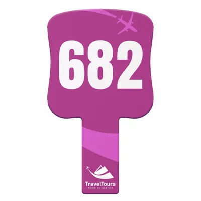 Paddle Shape Auction Paddles - Imprint Now