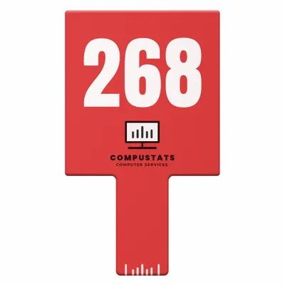 Paddle Shape Auction Paddles - Imprint Now