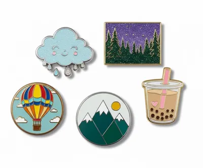 Hard Enamel Metal  Shoe Charm