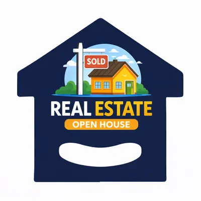 Breezin' House Plastic Hand Fans