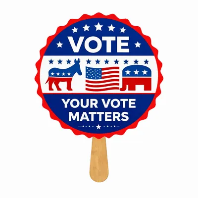 Political Hand Fans