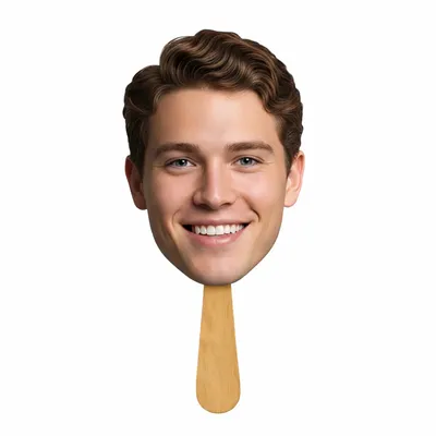 Face Cutout Hand Fans