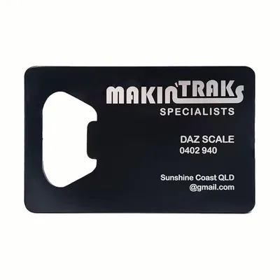 Bottle Opener Metal Business Cards