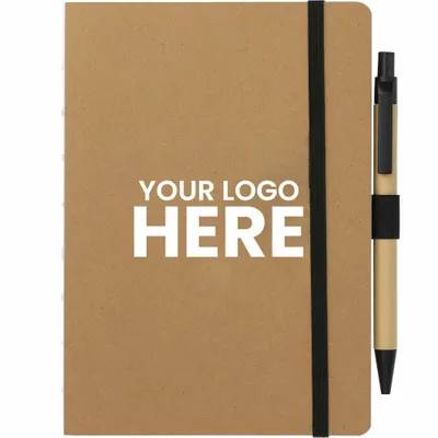 FSC Recycled 5 x 7 Notebook and Pen Set