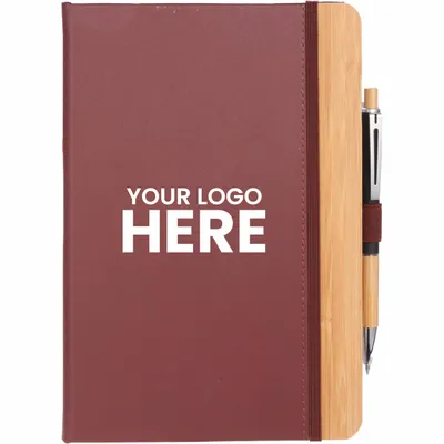5.5” x 8.5” FSC Recycled Kia Bamboo Journal