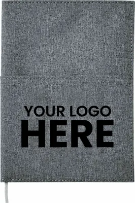 FSC Mix 5 x 7 Canvas Pocket Refillable Notebook