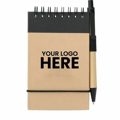 FSC Mix 5 x 3 Recycled Jotter with Pen