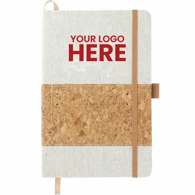 FSC Mix 5.5 x 8.5 Recycled Cotton Cork Notebook