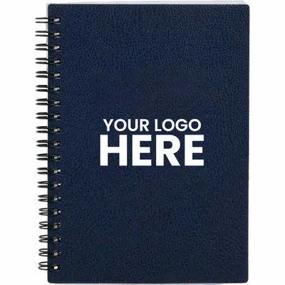 5” x 7” FSC  Recycled Pebble Grain Spiral Journal