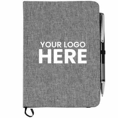 FSC Mix 5 x 7 Heathered Bound Notebook