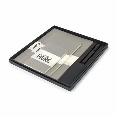 Moleskine® Assorted Cahier and GO Pen Gift Set