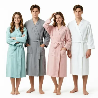 4 Layer Gauze Cotton Bathrobes