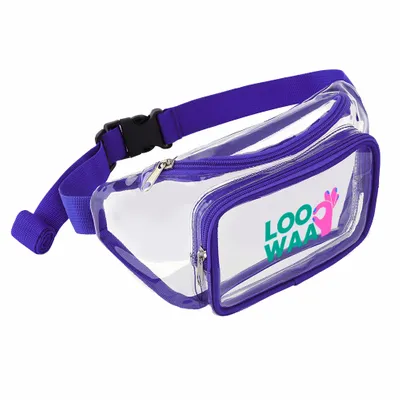 Clear Fanny Packs with Front Pockets