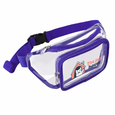 Clear Fanny Packs with Front Pockets