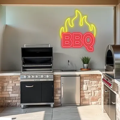Custom Neon Barbecue Signs