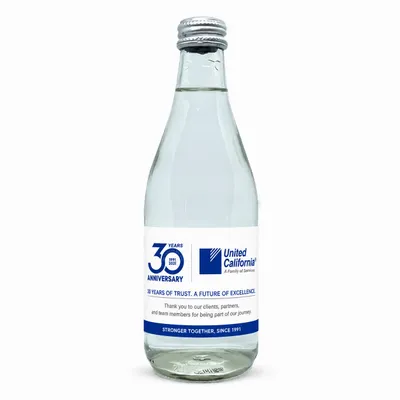 12 oz Glass Water Bottle (GLA12)