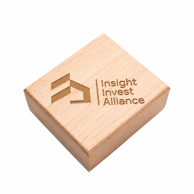 Square Wood Rubber Stamps