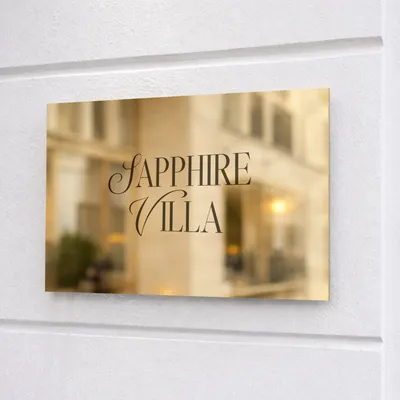Print Stainless Steel Signs