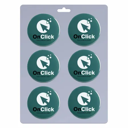 6 pack_Round Lapel Pin 1.25 inch - Imprint Now