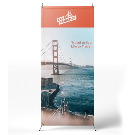 Korean Style X Banner Stands - Imprint Now