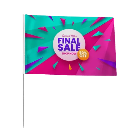 Custom Hand Flags - Air Fresheners Now