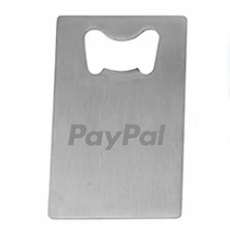 Card-shaped Bottle Opener Keychain - Imprint Now