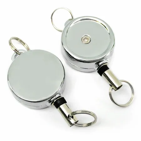 Silver Reel Keychain Silver Reel Keychain - Imprint Now