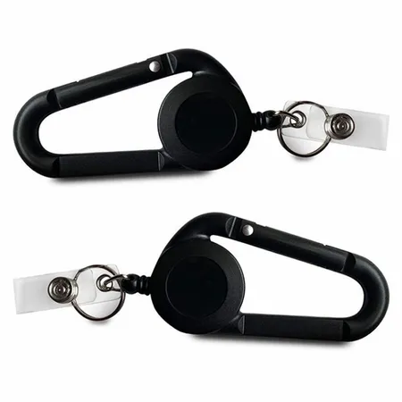 Carabiner Clip Badge Reel Keychain Carabiner Clip Badge Reel Keychain - Imprint Now