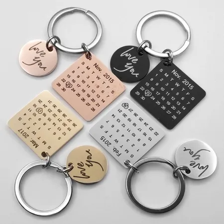 Charming Metal Keychain Charming Metal Keychain - Imprint Now