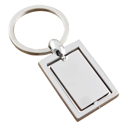 Spinning Square Metal Keychain Spinning Square Metal Keychain - Imprint Now