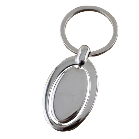 Spinning Oval Metal Keychain Spinning Oval Metal Keychain - Imprint Now