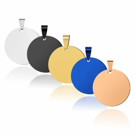 Full Color Circle Metal Keychain Full Color Circle Metal Keychain - Imprint Now