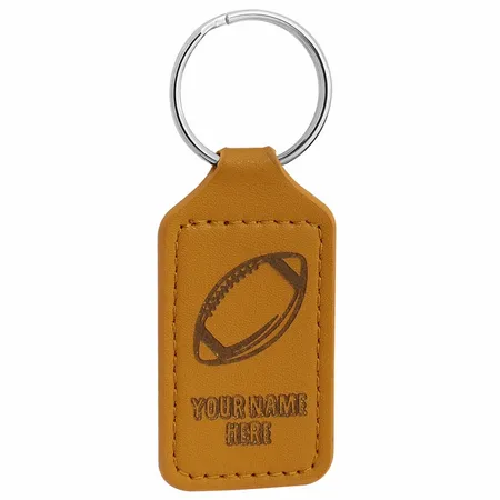 Durable Debossed Leather Keychain Durable Debossed Leather Keychain - Imprint Now
