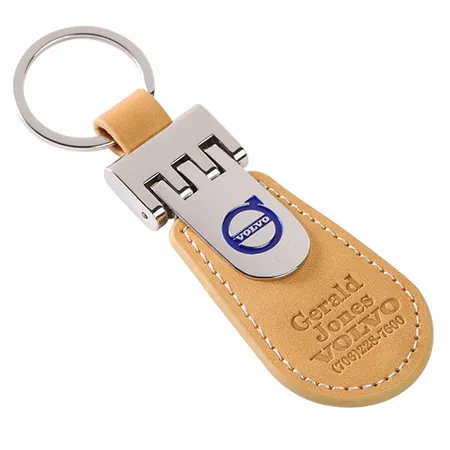 Royalty Tag Leather Keychain Royalty Tag Leather Keychain - Imprint Now