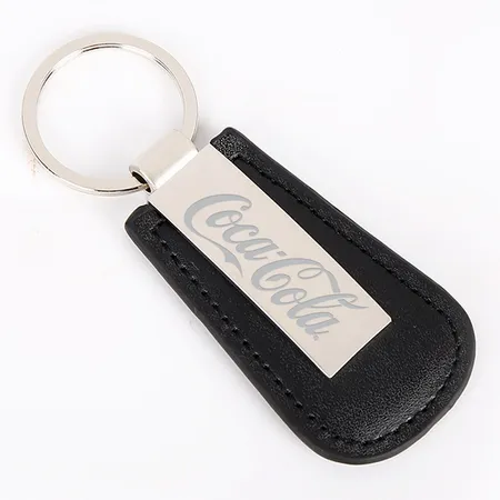 Superior Metal & Leather Keychain Superior Metal & Leather Keychain - Imprint Now