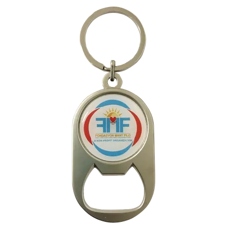 Multi-use Alloy Bottle Opener Keychain - Imprint Now