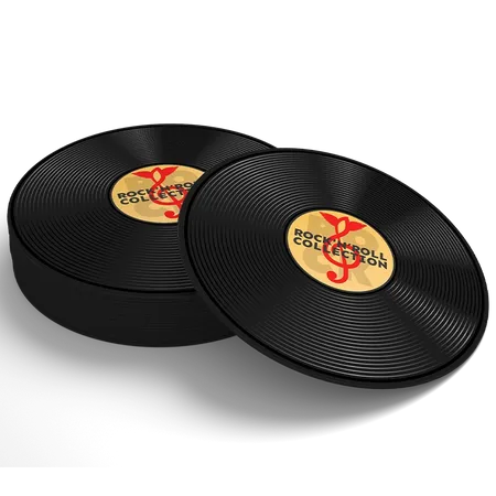Soft Plastic Record Coaster - Air Fresheners Now