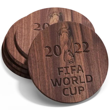 Custom Handmade Walnut Coaster - Air Fresheners Now