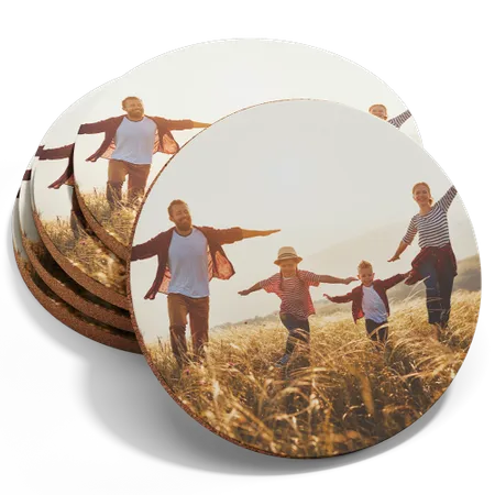 Custom Photo Fiberboard Coasters - Air Fresheners Now