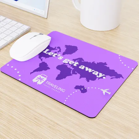 Custom Printed Rectangular Mouse Pad Custom Printed Rectangular Mouse Pad - Imprint Now