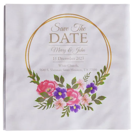 Custom Paper Beverage Napkin - Air Fresheners Now