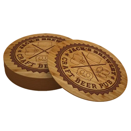 Bamboo Coaster - Air Fresheners Now
