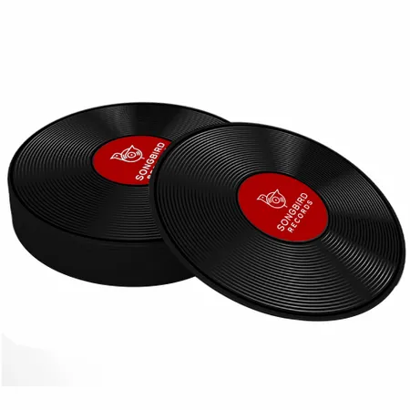 Soft Plastic Record Coaster - Imprint Now