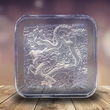 Customized Crystal Carving Coaster - Imprint Now