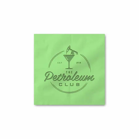 Custom Debossed Beverage Napkin - Imprint Now