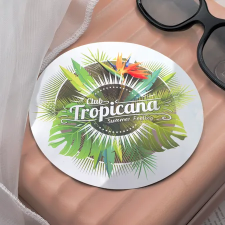 Metallic Silver Paper Stickers - Imprint Now