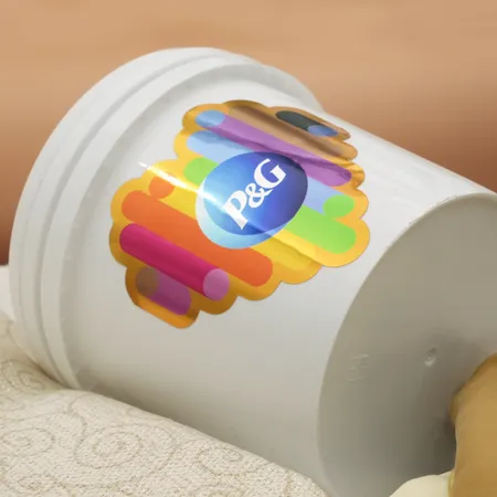 Metallic Gold Paper Stickers - Imprint Now