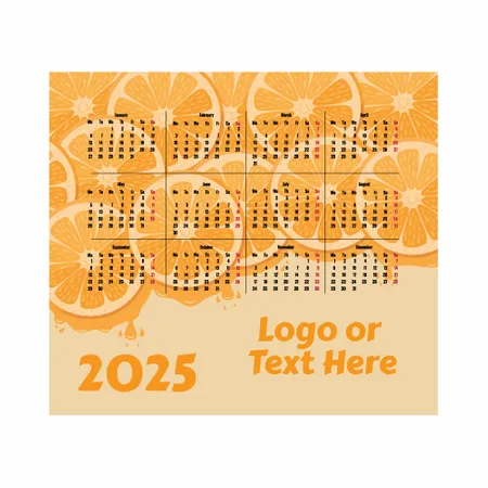 Custom Orange Mouse Pad Custom Orange Mouse Pad - Imprint Now